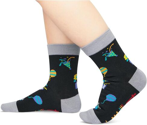 HAPPYPOP 10 Year Old Birthday Gifts Ideas for Boys - Socks for Kids Age 10, 2014 Birthday Gifts for Tween Girls, Happy Birthday Gift Box with Greeting Card in Saudi Arabia