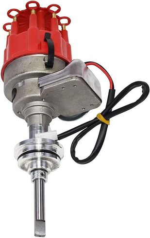 أداء الفريق - موزع كامل جاهز للتشغيل - متوافق مع كرايسلر دودج موبار بليموث V8 273 318 340 360 R2R غطاء أحمر للتثبيت بسلكين in Kuwait