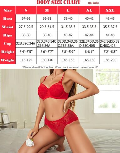 Avidlove النساء الملابس الداخلية الدانتيل Underwire الصدرية مجموعة مثير 2 قطعة الملابس الداخلية Strappy بيبي دول S-XXL in Kuwait