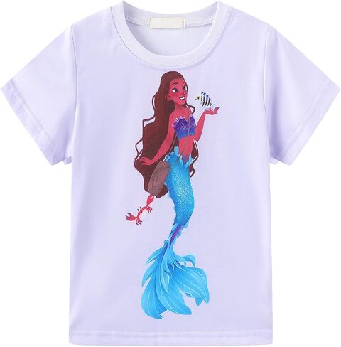 Girls Mermaid Birthday Outfit Mermaid Costume Dress with Bag Wand Hairpin Necklace Earring Bracelet Ring in Saudi Arabia