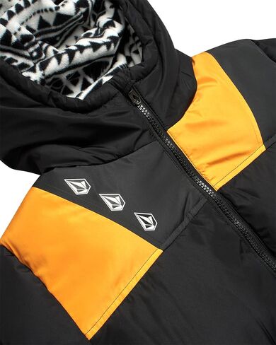 Volcom Boys' Winter Jacket - Cozy Printed Sherpa-Lined Hooded Quilted Jacket - Insulated Puffer Jackets for Boys (Sizes:4-20) in Saudi Arabia