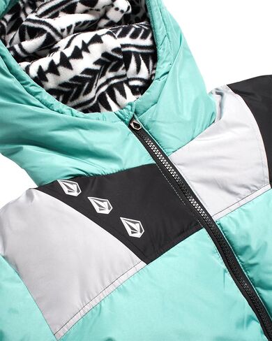 Volcom Boys' Winter Jacket - Cozy Printed Sherpa-Lined Hooded Quilted Jacket - Insulated Puffer Jackets for Boys (Sizes:4-20) in Saudi Arabia