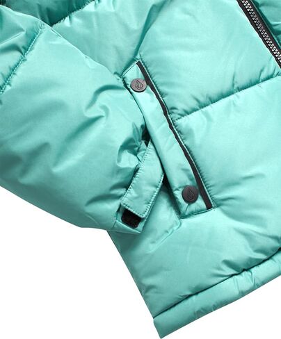 Volcom Boys' Winter Jacket - Cozy Printed Sherpa-Lined Hooded Quilted Jacket - Insulated Puffer Jackets for Boys (Sizes:4-20) in Saudi Arabia
