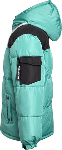 Volcom Boys' Winter Jacket - Cozy Printed Sherpa-Lined Hooded Quilted Jacket - Insulated Puffer Jackets for Boys (Sizes:4-20) in Saudi Arabia