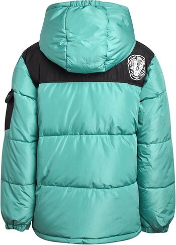 Volcom Boys' Winter Jacket - Cozy Printed Sherpa-Lined Hooded Quilted Jacket - Insulated Puffer Jackets for Boys (Sizes:4-20) in Saudi Arabia