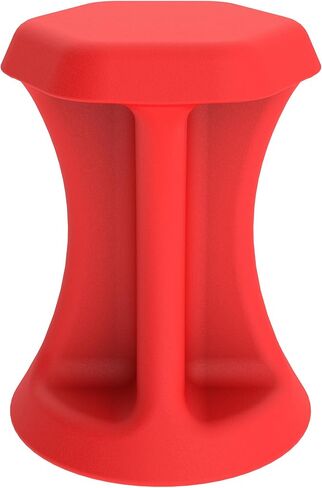 Learniture Pack of 2 Easy Rock Indoor/Outdoor Backless Plastic Stools for Office Desks and Classrooms, Active Learning Wobble Chairs with Rocking Motion Green Apple in Kuwait