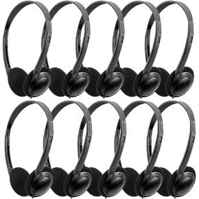 Wensdo 16 Pack Classroom Headphones Bulk for Kids School, Class Set Headphones for StudentsTeens Toddler Childern and Adults (Multi-Color)