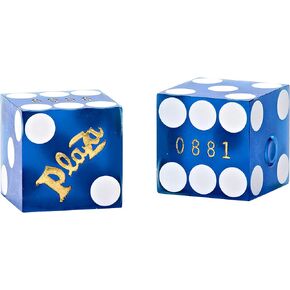 Las Vegas Casino Dice Set | Casino Dice Red from Nevada | for Dice Games, Bunco Dice Set, Farkle Game | Set of 10 Red