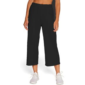 Bally Total Fitness Women's Tammy Wide Leg Crop Pocket Pant