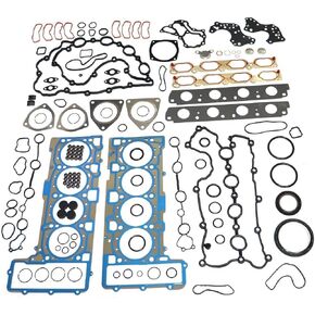 GXARTS Engine Overhaul Rebuilding Gasket Seals Kit 079103383AQ 079103383AR Compatible with Audi S5 A6 A8 Q7 4.2L Compatible with VW Touareg 4.2L