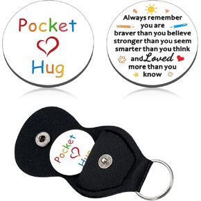 Stocking Stuffers for Teen Girls Daughter Cool Gifts for College Girl Proud Of You Gifts Pocket Hug Token School Supplies for Daughter Christmas Gifts Boo Basket Stuffers for Women Birthday Gift