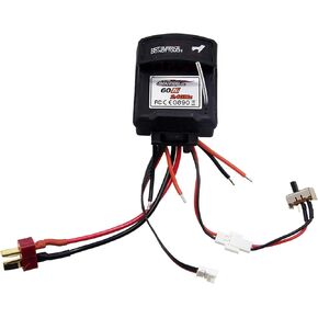 Blomiky 9125 Electronic Speed Controller with On Off Switch Assembly Accessory Spare Parts 25-ZJ07 for 9125 RC Car 9125 ESC