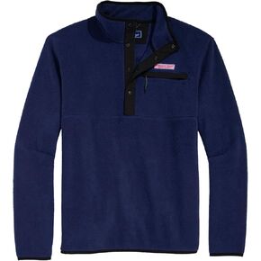 vineyard vines Men's Harbor Fleece Quarter-snap