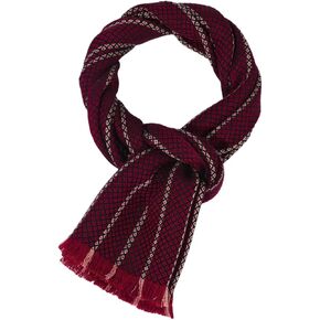 Winter Wool Plaid Striped Scarf for Men,Women Fashion Tartan Checkered Scarf Scarves