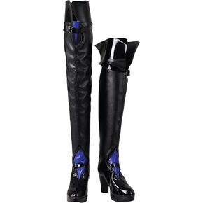 Women's Game Honkai Star Rail Acheron Cosplay Boots for Halloween, Anime and Game Conventions
