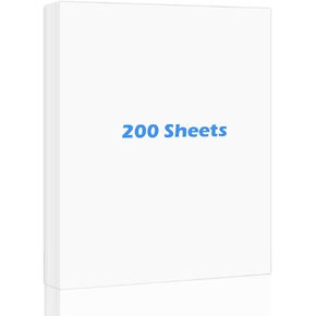 Sublimation Paper 8.5x11 Inch - 200 Sheets Sublimation Transfer Media Compatible with Inkjet Printers, Heat Transfer on Cups, Plates, Hoodies, and Various Sublimation-Ready Surfaces