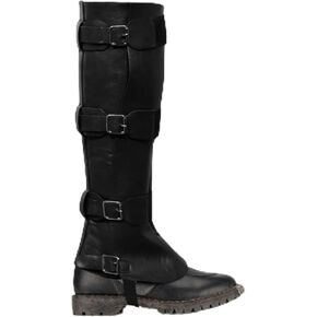 Degpum Pirate Costume Boot Covers Medieval Boot Cover Adjustable PU Leather Steampunk Viking Jedi Renaissance Boot Covers Halloween Pirate Cosplay Costume Accessary for Men Women