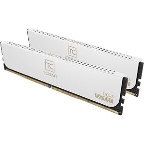 مجموعة TEAMGROUP T-Create Expert Overclocking 10L DDR5 32 جيجابايت (2 × 16 جيجابايت) 6000 ميجاهرتز (PC5-48000) وحدة ذاكرة سطح المكتب CL30 رام أسود - CTCED532G6000HC30DC01