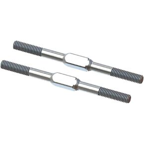 وصلة ربط فولاذية ARRMA، M4x60mm فضي (2): EXB، ARA340177
