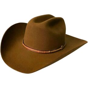 Stetson Unisex Powder River 4X Felt Cowboy Hat Mink 6 7/8