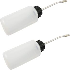 LQ Industrial Sewing Machine Oiler 2PCS 120ml Screw on Cap Extended Spout Oil Bottle Sewing Machine Oil Dispenser