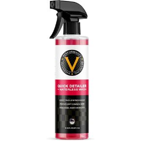 VPD Waterless Car Wash & Quick Detailer Spray 16oz - Ultimate Gloss & Showroom Shine, Clay Lube, Streak-Free, Car Detailing Kit Essential, Extends Wax & Sealant Life, Car Washing Exterior Care