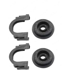 Upper Radiator Mount Bracket and Bushing for Nissan Maxima Quest Rogue Altima Murano ‎21542-CA000/ 21506-6M100 Set of 2