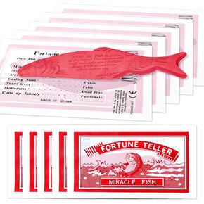 Fortune Teller Miracle Fish, 200 Packs Fortune Telling Fish for Kids and Adults-Magic Novelty Fortune Telling Toys for Birthday Party Christmas