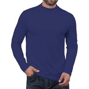 تي شيرت رجالي من Uni Clau بياقة مدورة وأكمام طويلة، بلوفر كاجوال، ملابس داخلية حرارية، ملابس داخلية ضيقة، عضلات ناعمة in Kuwait