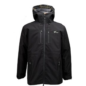 8 Fans Men's Hooded Softshell Jacket - Waterproof Lightweight Insulated Windbreaker Waterproof Fishing Jacket