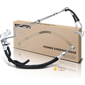 A-Premium Power Steering Pressure & Return Hoses Line Assembly Compatible with Nissan Frontier 2001-2004, Xterra 2001-2004, 3.3L, Pump to Rack/Gear to Reservoir/Cooler