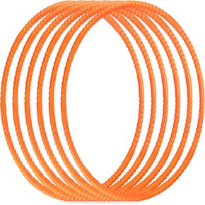 6PCS Toy Hoop Bundle Pack Color Toy Hoop for Kids Exercise Ring Toy Fitness Hoops Snap Together Detachable Adjustable Weight Size Plastic Hoop Exercise Hoops for Sports