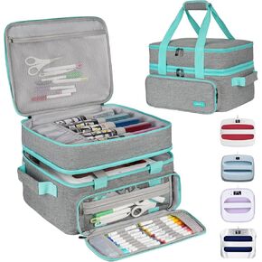 Carrying Case Compatible with Cricut EasyPress 2/Cricut EasyPress3 (9"x9",10"x10",12"x10"),Double-Layer Heat Press Machine Storage Bag Fits for Htvront(10"x10"),Tools and Accessories,Easy Press Mat