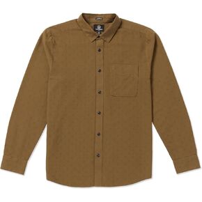Volcom Men's Regular Date Knight Long Sleeve Classic Fit Button Down Shirt