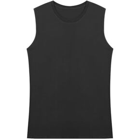 Men's Heavy 100% Cotton Sleeveless Muscle Shirt, Classic Solid Tank Top for Men