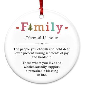 Baby First Christmas Ornaments 2024 - New Parents Gifts for Couples, Family Christmas Ornaments, Grandparents Baby Announcement, New Mom, Dad Gifts - Christmas Tree Decoration Glass Ornaments