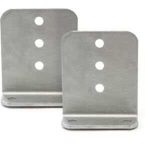 8 L Type Bunk Bracket 6 Inches Tall Hot Dipped Galvanized Boat Trailer Brackets Set