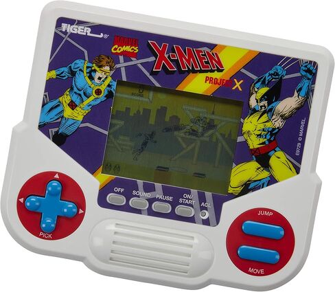 لعبة الفيديو الإلكترونية LCD من Hasbro Gaming Tiger Electronics Marvel X-Men Project X، لعبة محمولة باليد مستوحاة من الطراز القديم للاعب واحد، للأعمار من 8 سنوات فما فوق in Saudi Arabia