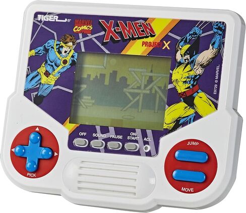 لعبة الفيديو الإلكترونية LCD من Hasbro Gaming Tiger Electronics Marvel X-Men Project X، لعبة محمولة باليد مستوحاة من الطراز القديم للاعب واحد، للأعمار من 8 سنوات فما فوق in Saudi Arabia