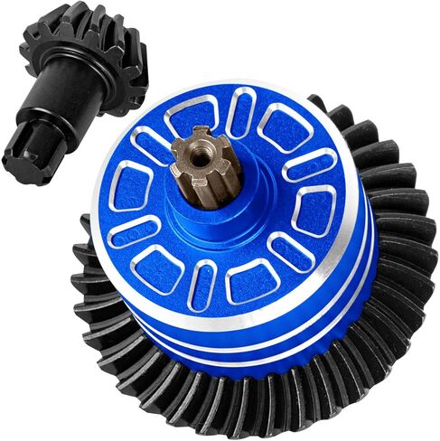 Speed Up 35T Front Rear Differential & 14T Main Gear Upgrades Part for 1/10 Bigrock Granite Senton Vorteks 3S BLX Kraton Outcast 4S BLX,1/8 Typhon Vendetta 3S BLX Infraction,Navy Blue in Kuwait