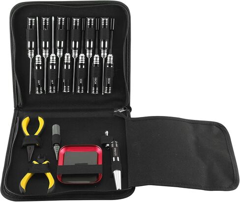 18 في 1 طقم مفك براغي سداسي ألين RC طقم أدوات إصلاح نموذج لسيارة RC قارب كوادكوبتر هليكوبتر نماذج متعددة الدوارات in Kuwait