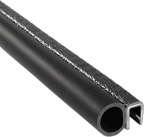 Trim-Lok Trim Seal with Side Bulb – Fits 1/16" Edge, 5/8" Bulb Seal Diameter, 25’ Length – PVC Plastic Trim with EPDM Rubber Seal, Easy to Install for Cars, Boats, RVs, Trucks, and Home Applications in Saudi Arabia