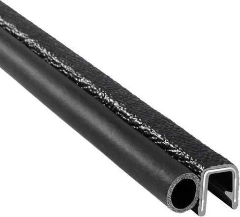 Trim-Lok Trim Seal with Side Bulb – Fits 1/16" Edge, 5/8" Bulb Seal Diameter, 25’ Length – PVC Plastic Trim with EPDM Rubber Seal, Easy to Install for Cars, Boats, RVs, Trucks, and Home Applications in Saudi Arabia