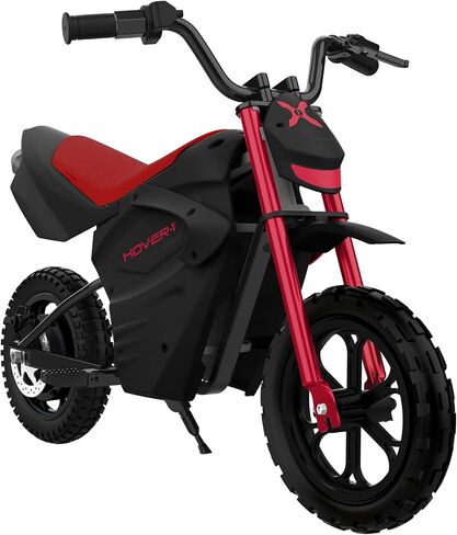 HOVER-1 My First Dirt Bike بمحرك بقوة 300 واط، وسرعة قصوى تبلغ 9 ميل في الساعة، ومدى 9 أميال، وإطارات للطرق الوعرة مقاس 12.5 بوصة in Kuwait