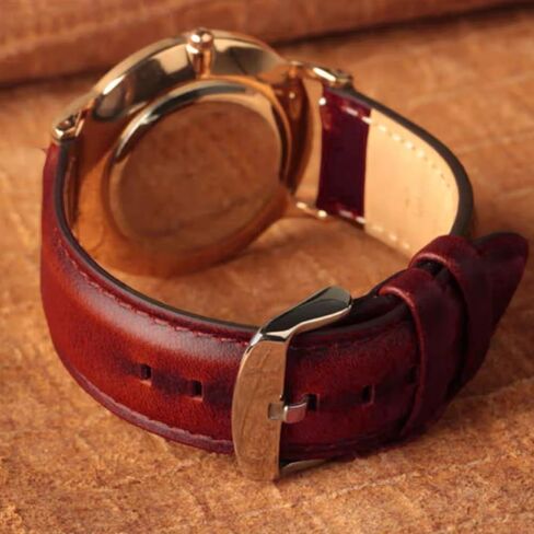 Leather Watch Band Genuine Watch Straps 20mm 22mm Quick Release Replacement Watch Straps for Men Women Bracelet Oil Wax Top Grain Leather Watch Strap in Saudi Arabia