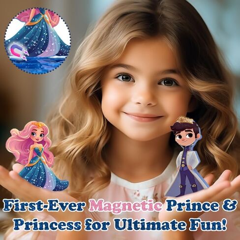 Unicorn Toys for Girls Age 4-6 - Unicorn Magnetic Tiles Frozen Toys for Girls Age 4-7 - 3 Year Old Girl Gifts 5 Year Old Girl Gift 4 Year Old Girl Birthday Gifts Magnet Building Blocks Age 3 4 5 6 7 8 in Saudi Arabia