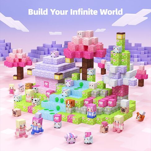 GobiDex Magnetic Blocks Kid Building Toys for 3+ Years Old Girls, STEM Sensory Gifts for Princess, Kids Magnets Build MagWonder World Game for Toddler in Saudi Arabia