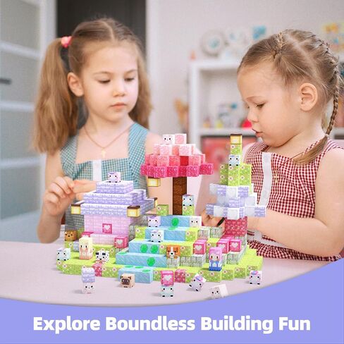 GobiDex Magnetic Blocks Kid Building Toys for 3+ Years Old Girls, STEM Sensory Gifts for Princess, Kids Magnets Build MagWonder World Game for Toddler in Saudi Arabia