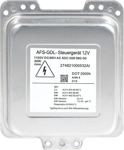 استبدال موازن XtremeVision OE لـ 5DC009060-20 - متوافق مع بورش باناميرا 2010-2013، مرسيدس E-Class 2007-2013، ML-Class 2007-2009، GL-Class 2007-2009 - وحدة زينون HID D1S/D3S in Kuwait