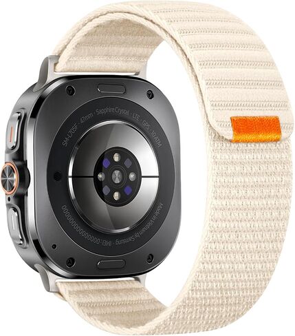 Nylon Band Compatible with Samsung Galaxy Watch Ultra Bands, Breathable Velcro Sport Strap Trail Loop Designed for Samsung Galaxy Watch Ultra 47mm Men Women (2024) in Saudi Arabia